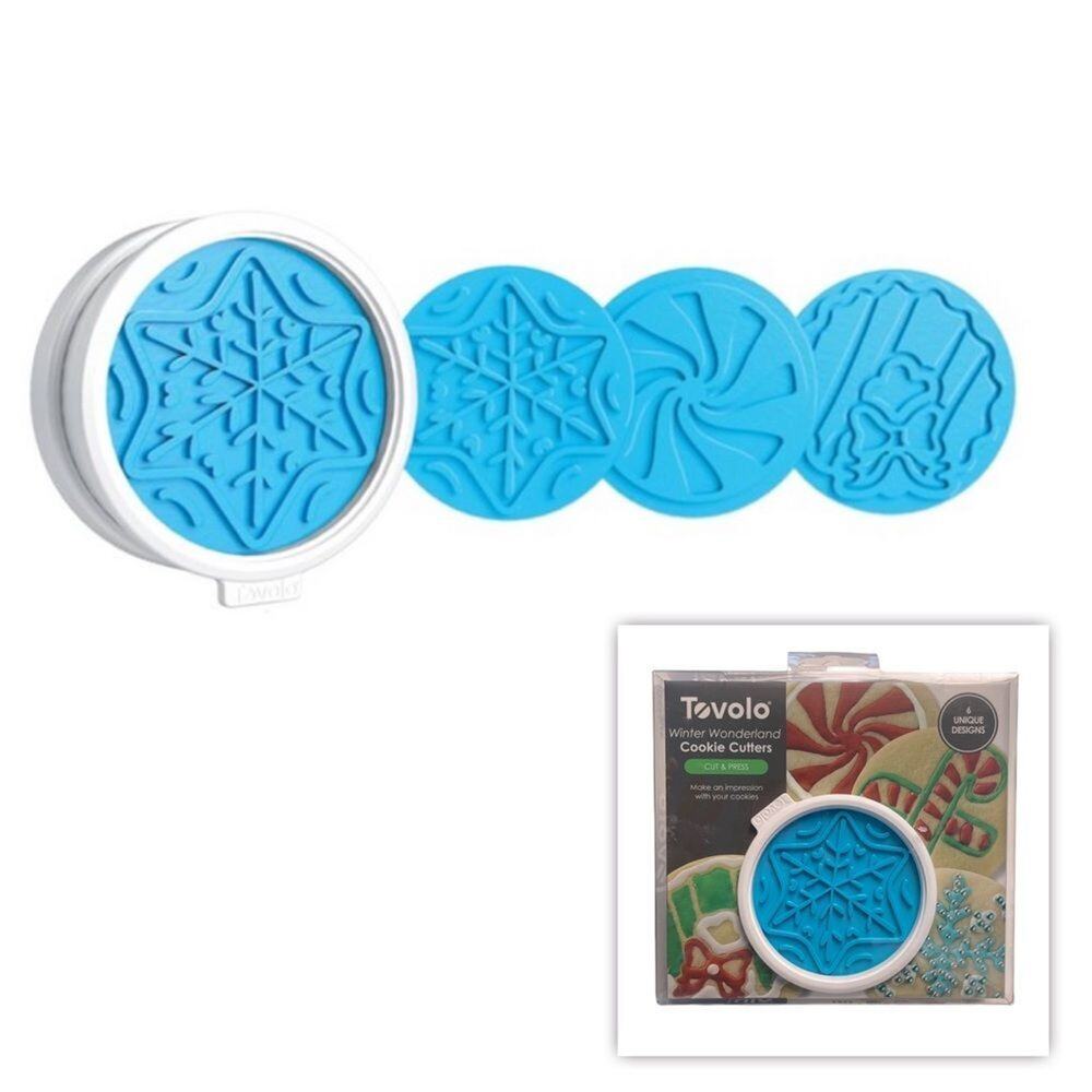 Tovolo Snowflakes Cookie Cutter and 6 Stamps
